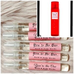 5pcs BBW " YOU'RE THE ONE  " DECANT 10ML. Its 💯 % Authentic BBW MIST